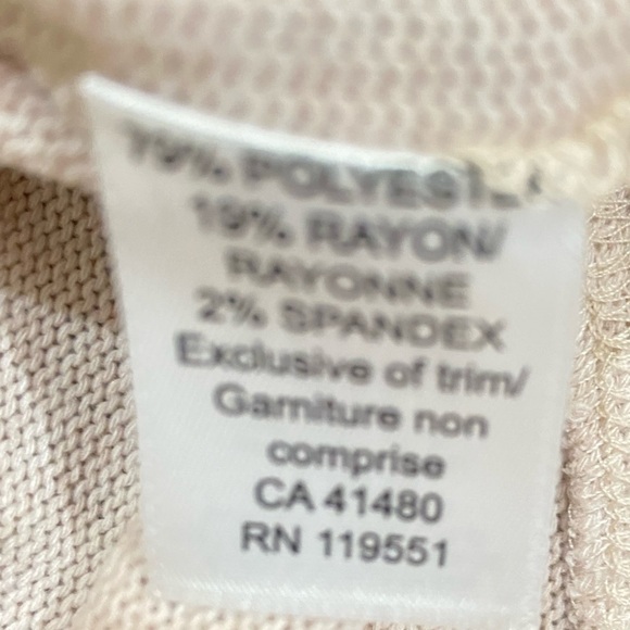 Gentle Fawn loose turtle neck with tie knit beige heather sweater size medium - Picture 9 of 9